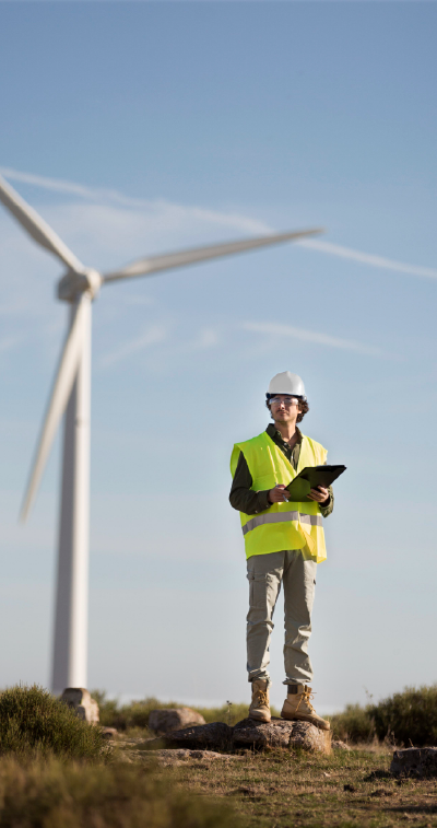 Inżynier na farmie wiatrowej Inżynier na farmie wiatrowej