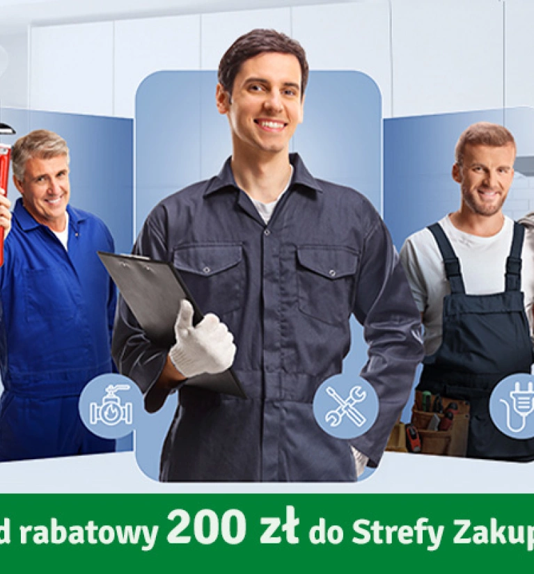 ENERGIA+ Fachowiec z kodem 200 zł do Strefy Zakupów Enei