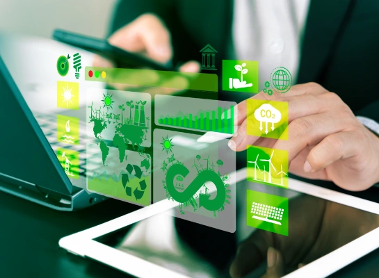 Technologie wspierające ESG i innowacje środowiskowe Technologie cyfrowe wspierające strategie ESG oraz transformację energetyczną w biznesie.