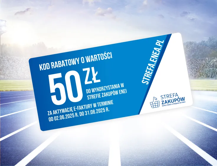 Kod rabatowy 50 zł do Strefy Zakupów za aktywację e-faktury